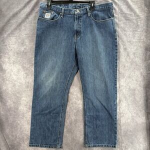 Cinch Jeans Mens 40x30 Med Blue Wash Straight Leg Cowboy Rodeo